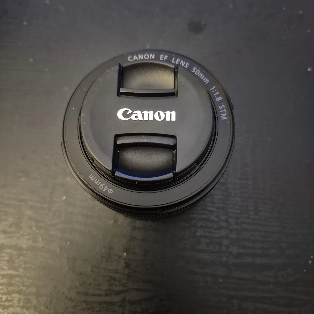 Canon 50mm Black Lens